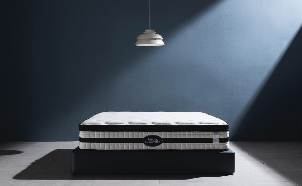 Nệm lò xo cao cấp Highend Eurotop Samick hỗ trợ nâng đỡ toàn bộ cơ thể