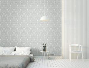 Giấy dán tường tạo điểm nhấn ấn tượng cho không gian phòng ngủ